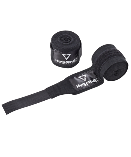 Бинт боксерский BASE, черный, 3,5 м