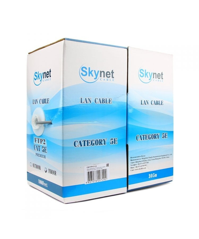 SkyNet Кабель FTP outdoor 4x2x0,48, медный, FLUKE TEST, кат.5e, однож., 305 м, box, черный [CSS-FTP-4-CU-OUT]