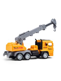 Игровая машинка Автокран инерционный механизм (6606-D)
