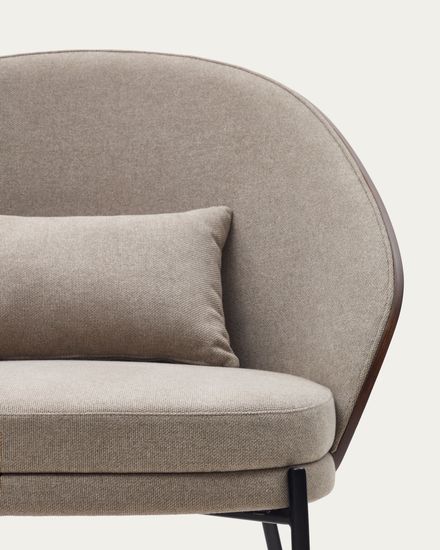 Кресло Eamy светло-коричневое из шпона ясеня с отделкой венге Испания La Forma