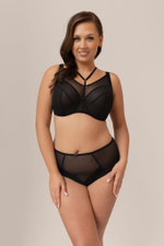 Бюстгальтер-топ со съемными стрепами (Размер: 70F) (Цвет: черный)