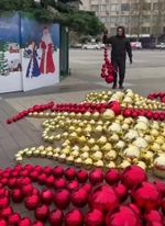 большие бусы на елку