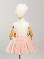 Юбка с бусинками, Светлая пудра