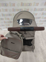 Коляска прогулочная Baballo Future 2024 бежевая (белая рама)