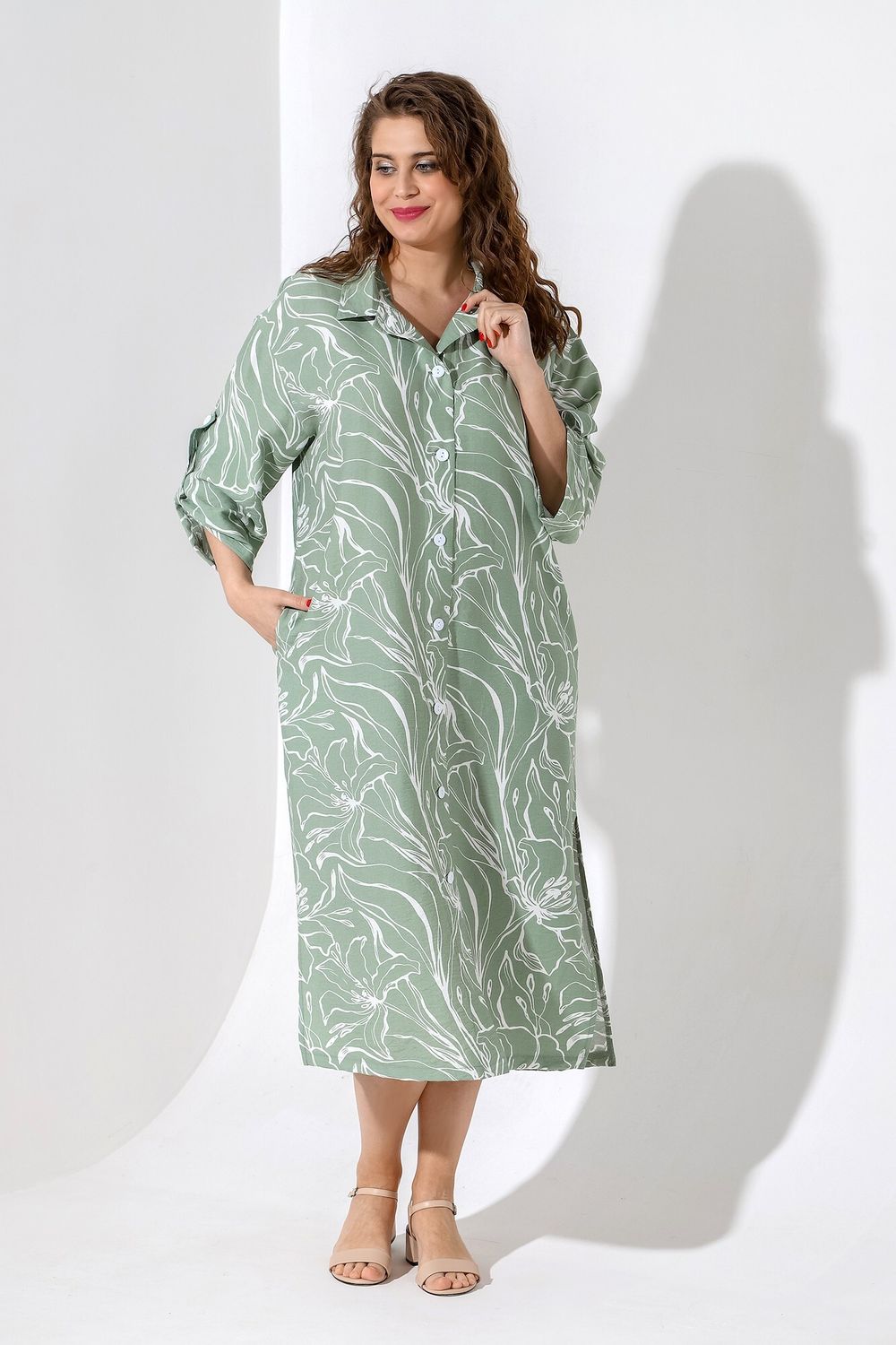 Платье Устинья Виотекс ЗЕЛЁНЫЙ