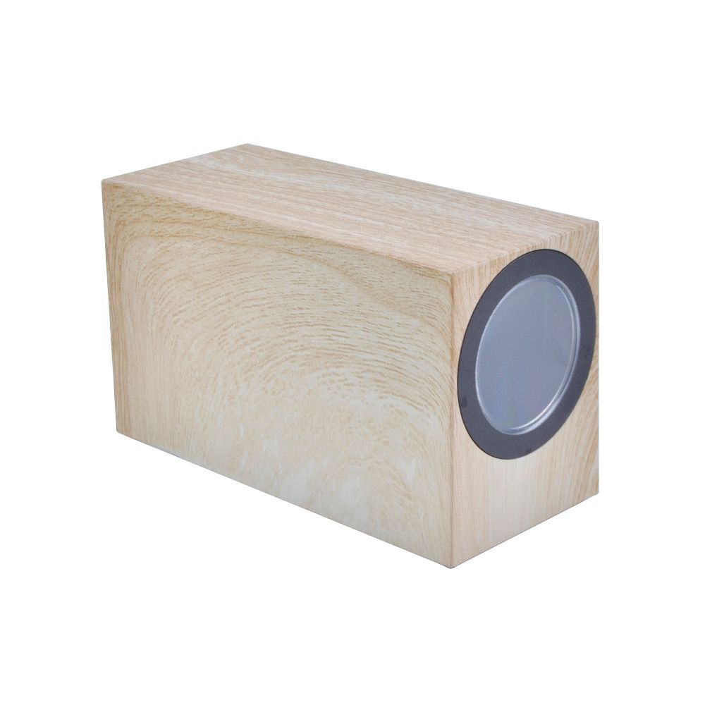 UUL-P42A 2х6W-GU10 IP65 PINE Светильник уличный. под две лампы GU10. Архитектурный накладной. Цвет корпуса сосна. TM Uniel