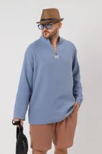 Джемпер мужской Баунти-4 Виотекс СЕРО-ГОЛУБОЙ