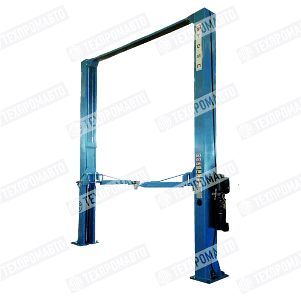 ТЕМП S4D-2 220V C Подъёмник электрогидравлический двухстоечный с верхней связью, 4 т
