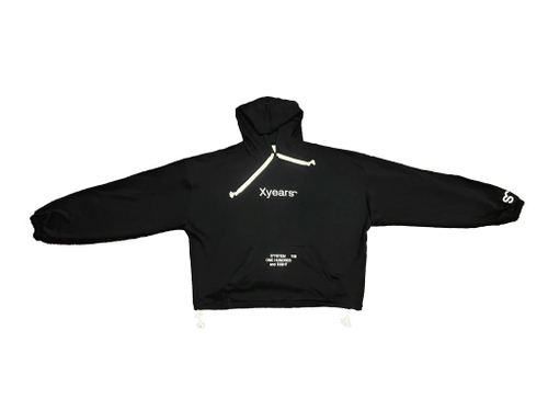 Черный Худи XYEARS