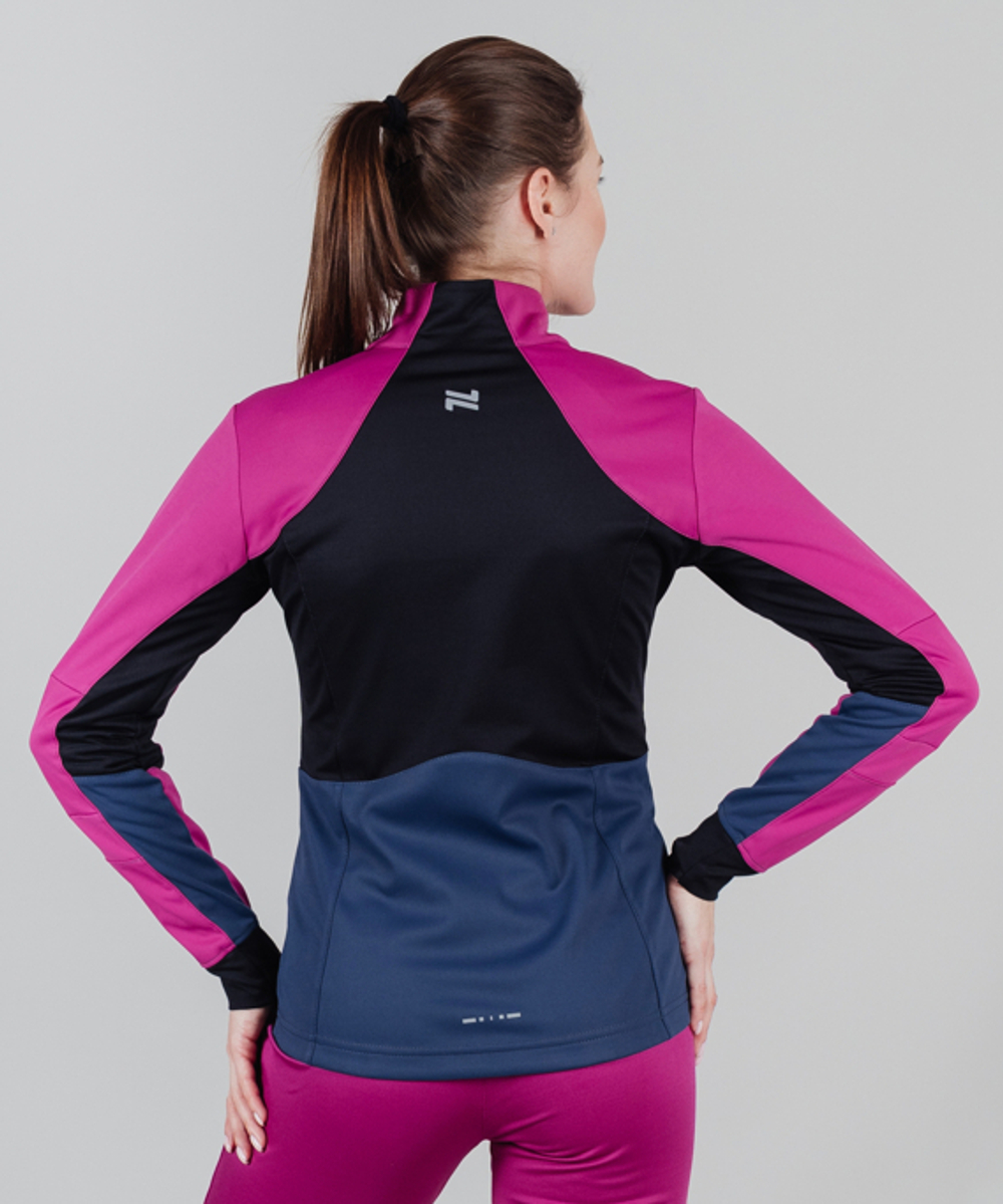 Куртка разминочная NORDSKI PRO Fuchsia/Blue, женская, NSW568328