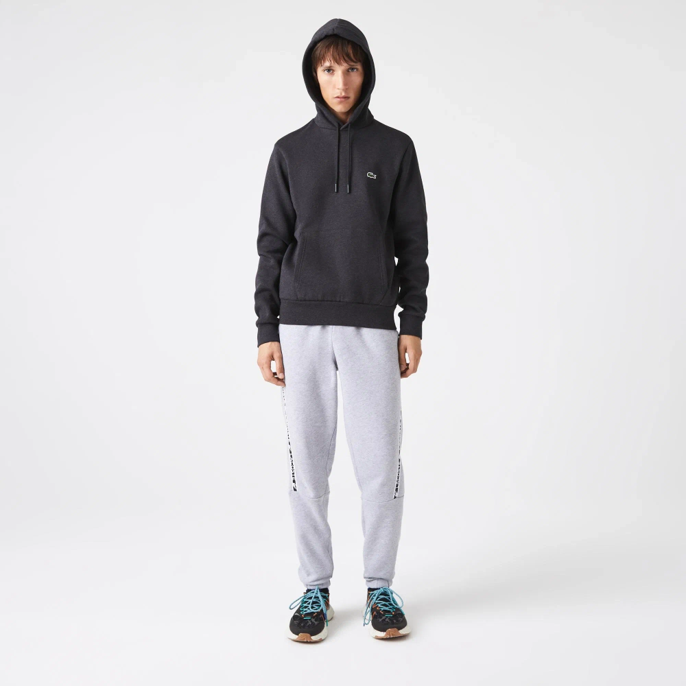 Худи Lacoste Fleece тёмно-серое