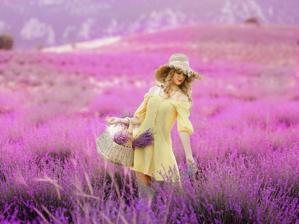 Лавандовые поля и озеро Салда