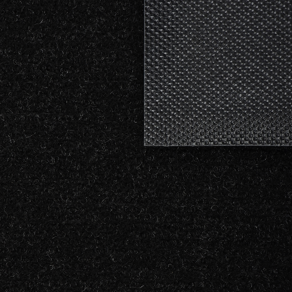 Коврик влаговпитывающий, ребристый “TRIP” 120*150 см "VORTEX", чёрный