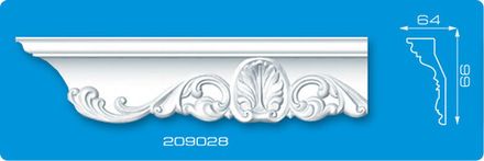 Потолочный плинтус инжекционный 2м