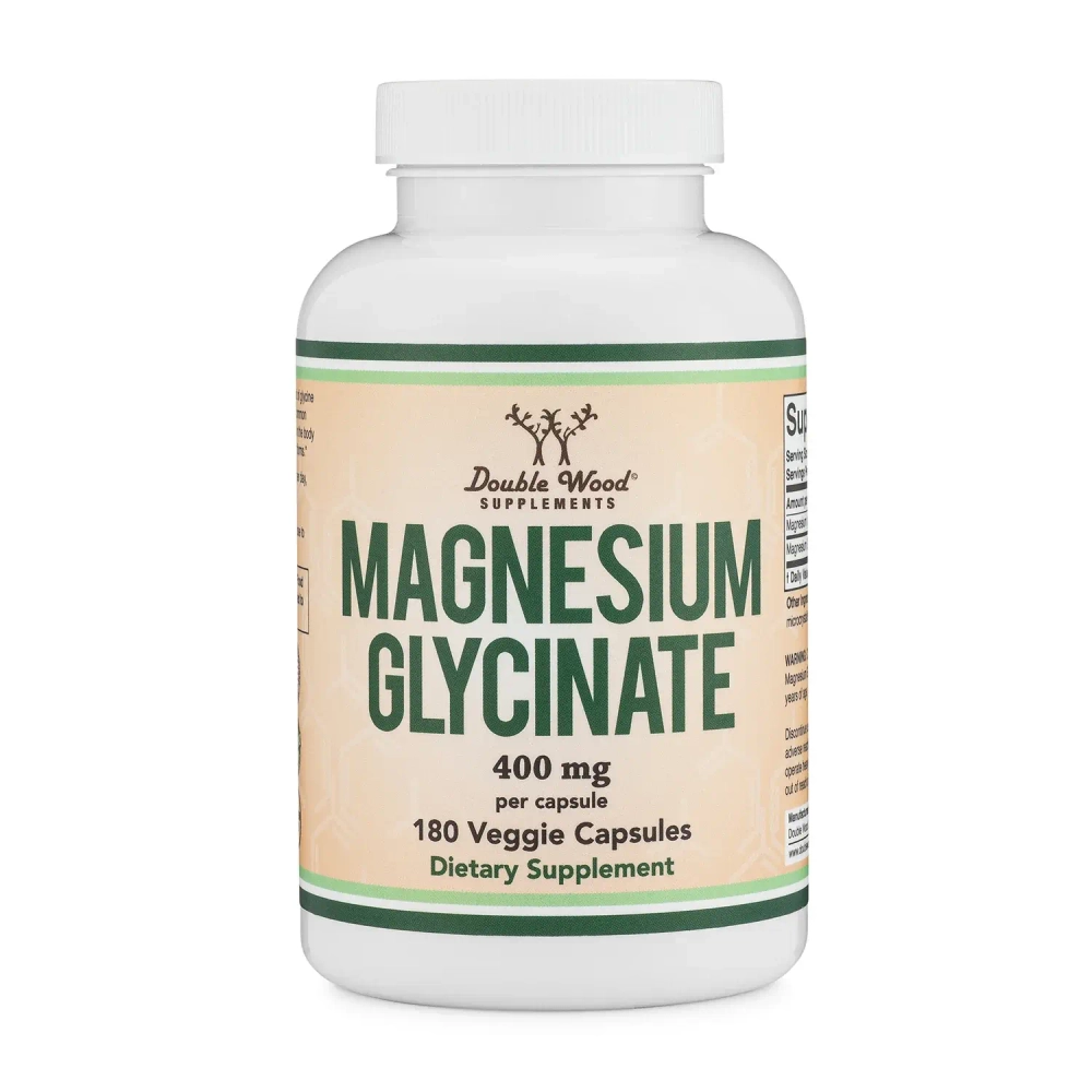 Double Wood Supplements - Magnesium Glycinate 180 capsules