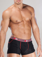 Мужские трусы-боксеры с сеткой (Размер: XXXL) (Цвет: черный)