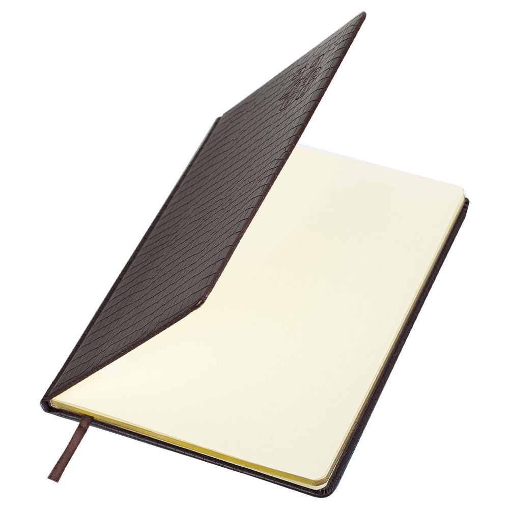 Еженедельник датированный 2026 210х297 мм А4 BRAUBERG "Comodo" под кожу коричневый (117152)