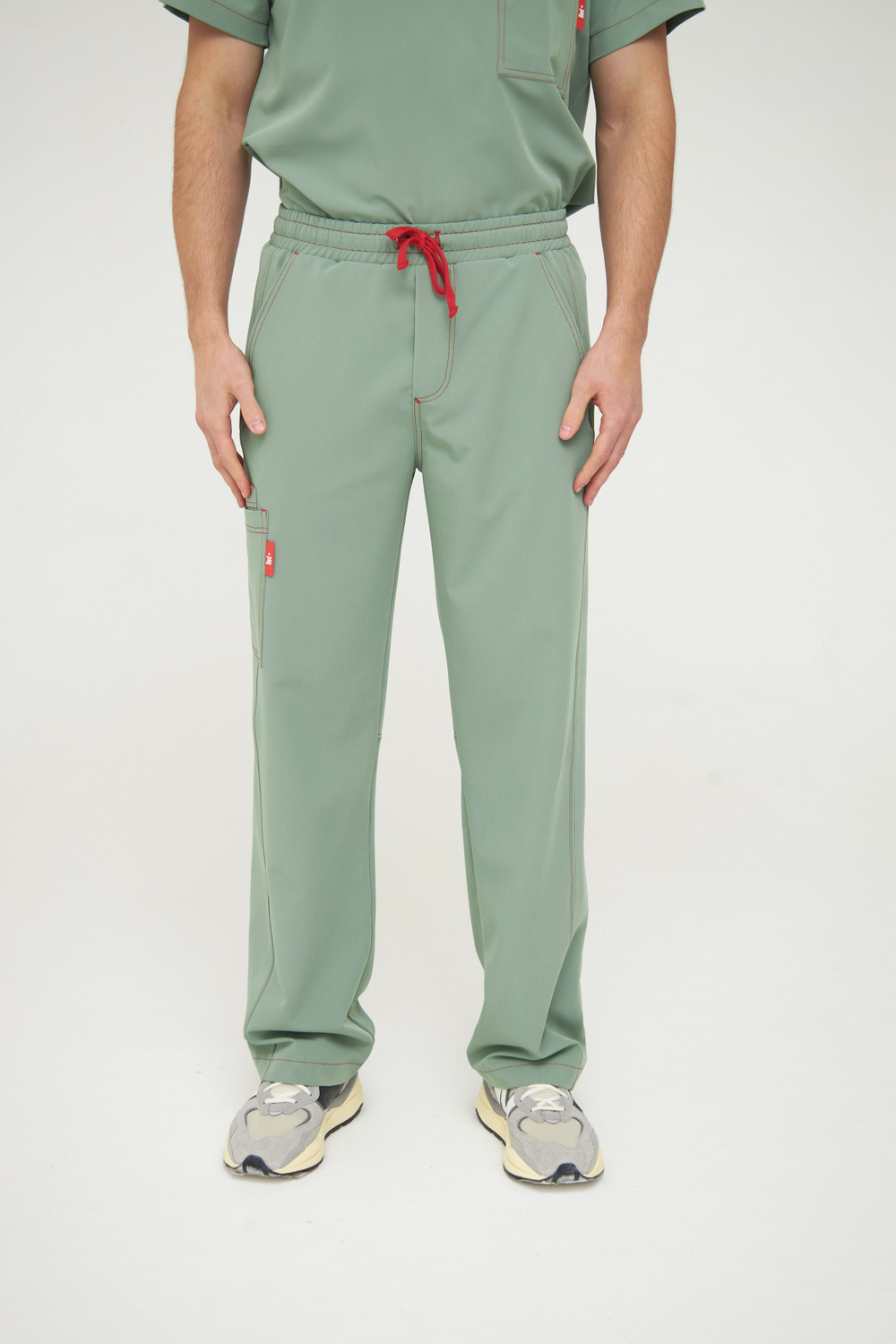 Брюки медицинские мужские Гекай, шалфей ОЛД