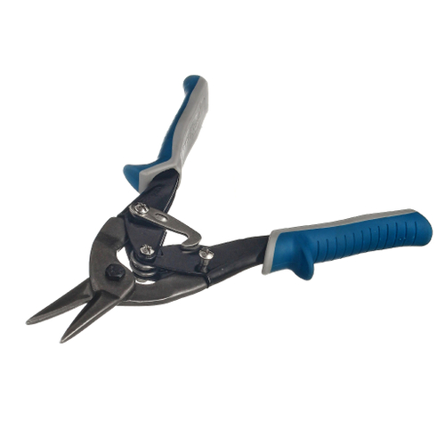 19-6-401 Ножницы по металлу пряморежущие, для тонкого металла, обрезиненные ручки, 250мм