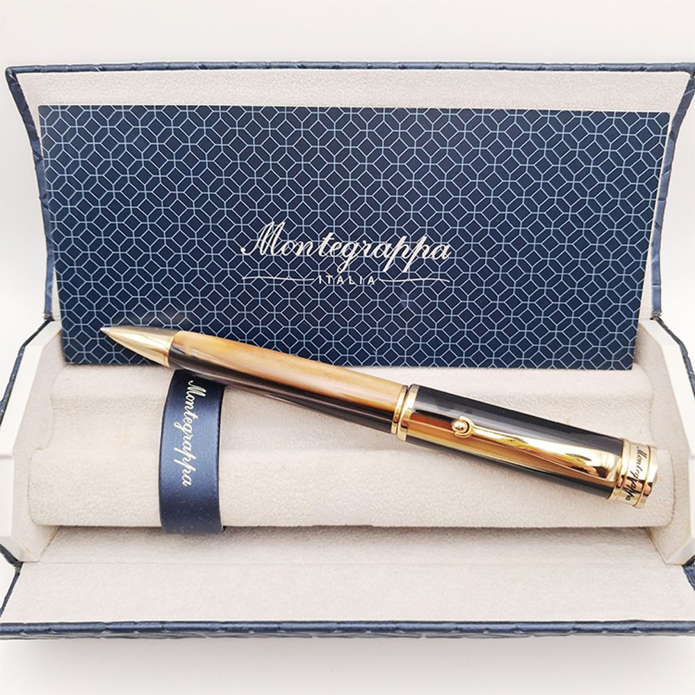 Шариковая ручка Montegrappa Ducale Brown Emperador (DUCB-W) 5