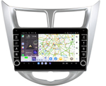 Магнитола для Hyundai Solaris 2010-2016 - Carmedia OL-9707 (кнопки и крутилки) Android 13, TS20, 6+128Гб, CarPlay, 4G SIM-слот