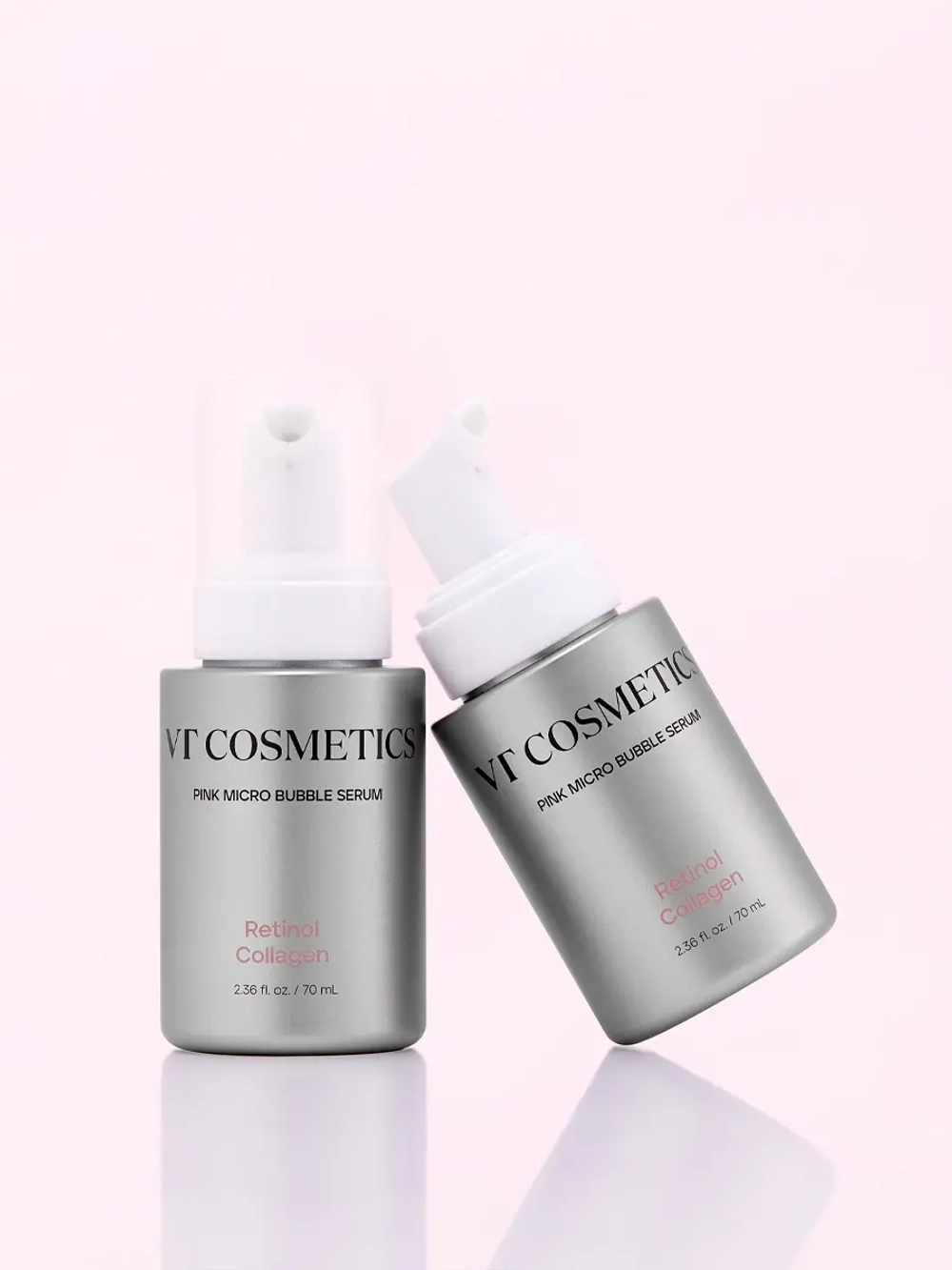 VT Cosmetics Пузырьковая сыворотка с ретинолом и коллагеном Retinol Collagen Pink Micro Bubble Serum 70 мл