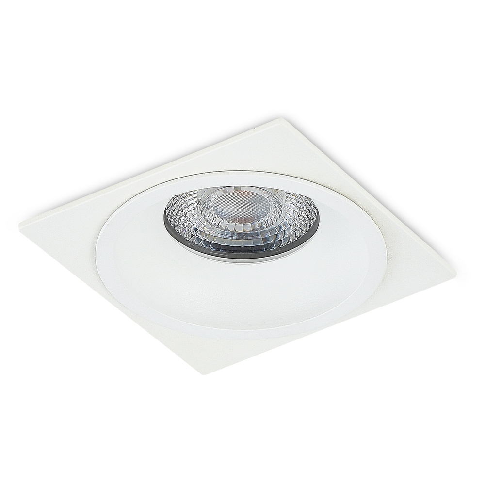 Светильник встраиваемый CRATER,  10W,  896Lm,  3000K,  D82хH40мм,  IP44,   белый