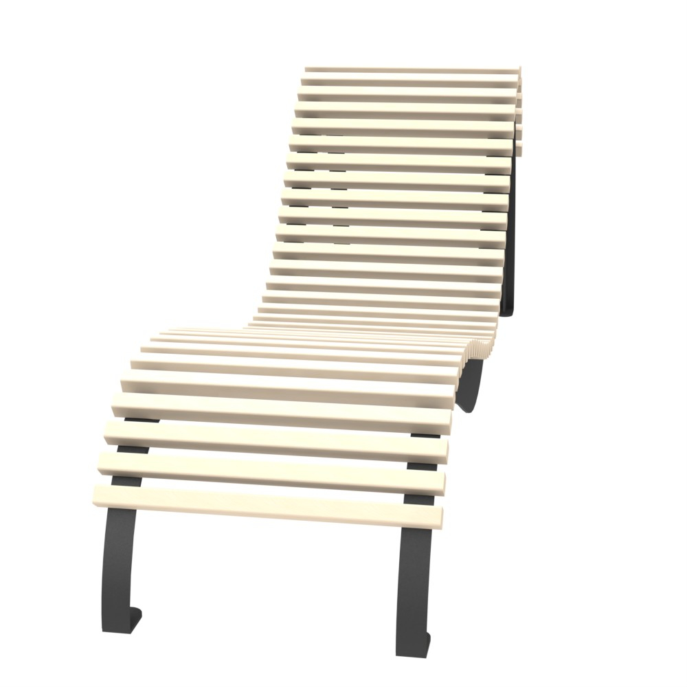 Скамья парковая PO-2600, 2600*700*920 мм.