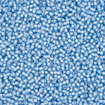 Японский бисер TOHO Round 15/0 (№933), окрашенный изнутри прозрачный