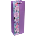 Пакет под бутылку «Цветочный сад» 36*12,5*8,5 см