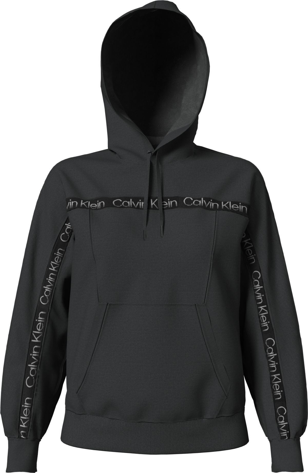 Женская теннисная куртка Calvin Klein PW Hoodie - Black