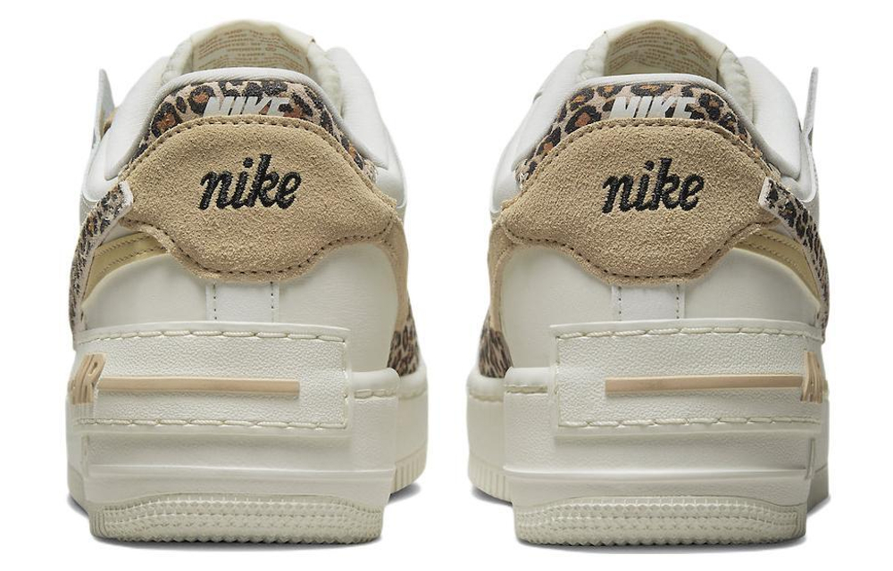Кроссовки Nike Air Force 1 Low Shadow "Leopard" (Женская размерная сетка)