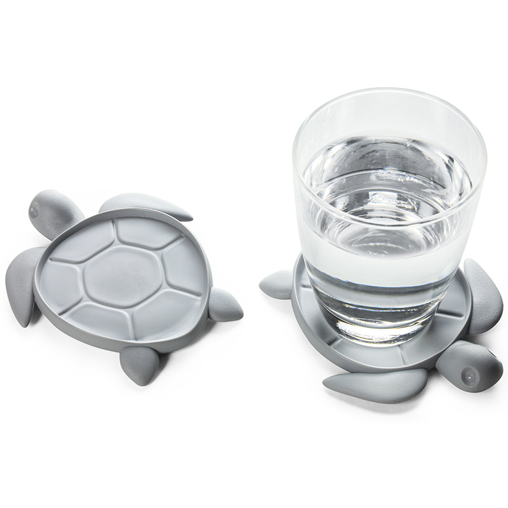 Подставка под стаканы save turtle, серая