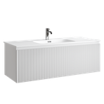 Тумба подвесная SANCOS Snob R 1.0 1195х445х406, c одним ящиком оснащенным доводчиками, Bianco , арт.SNR1.0120W