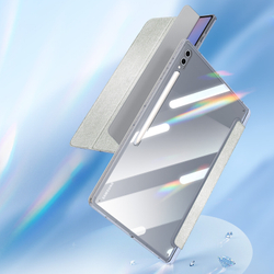 Чехол книжка зеленого цвета от Dux Ducis для Samsung Galaxy Tab S9 Ultra, Tab S10 Ultra и Tab S8 Ultra, серия Unid Series Case