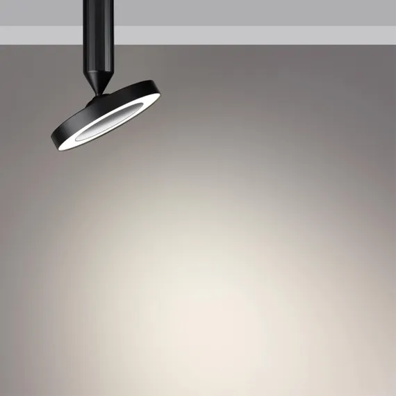 359279 OVER NT23 280 черный Светильник накладной светодиодный IP20 LED 18W 85-265V 1350Лм 3000К MIRROR