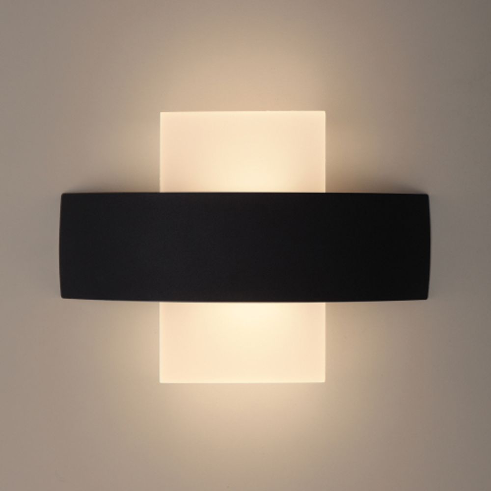 Декоративная подсветка светодиодная ЭРА WL7 WH+BK 6Вт IP54 белый/черный | Настенная подсветка