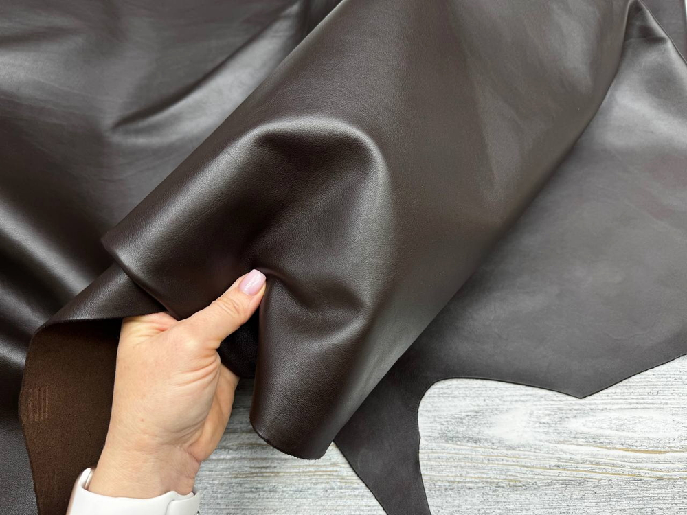 Inferno Dark Brown (1,2-1,4 мм), цв. Коричневый, натуральная кожа