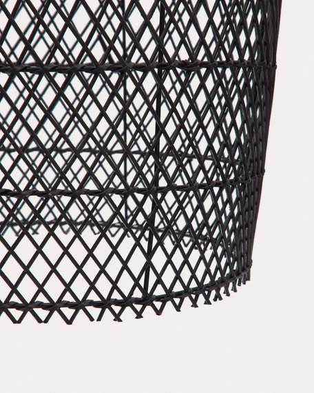 Абажур Domitila, черный ротанг, Ø44х52 см