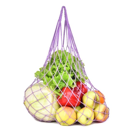 Авоська средняя (6 литров), сиреневая