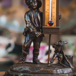 Жанровая композиция с термометром «Мальчик с шарманкой»