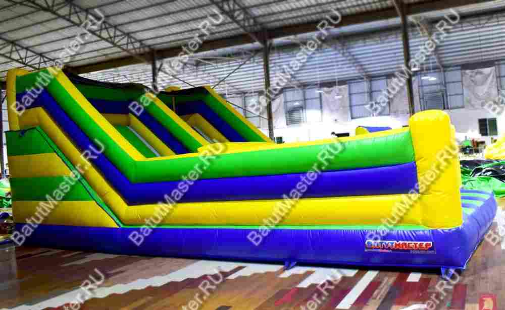 Надувная полоса препятствий "Веселые старты 2" 9*5,5*3,5