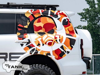 Наклейка цветная круглая TOPFIRE для TANK 500