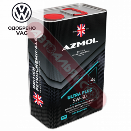 AZMOL Ultra Plus 5W30 SN/CF A3/B4 4л. синт. ж/б