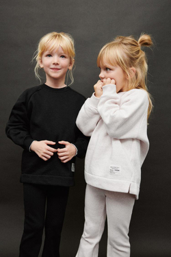 ZARA ЛЕГИНСЫ FLARE ИЗ ИНТЕРЛОКА С ЭТИКЕТКОЙ, ПЕСОЧНЫЙ МЕЛАНЖ