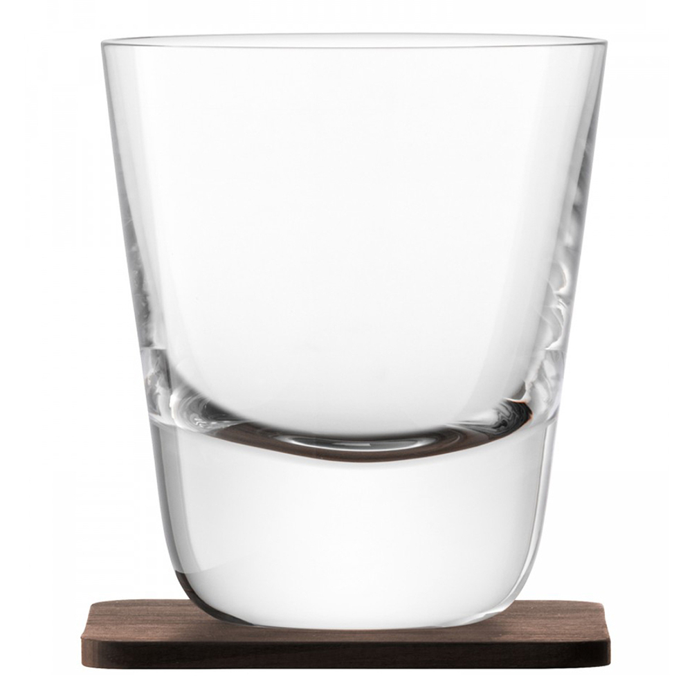 Набор из 2-х стаканов для виски с деревянными подставками Arran Whisky 250 мл