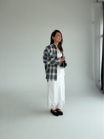 Шелковый костюм с юбкой белый