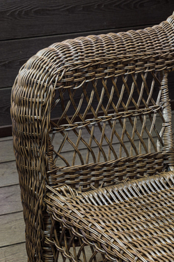 Кресло для отдыха из ротанга МЭДИСОН «MADISON» арт.М00130 brown