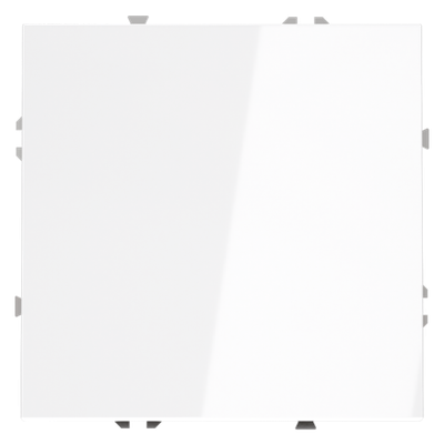 Перекрестный переключатель встраиваемый VOLTUM S70 одноклавишный 10А, (белый глянцевый)