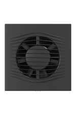 Вентилятор накладной SLIM D100 обратный клапан Dark Gray metal DICITI